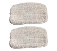 Lot de 2 serpillères en microfibre pour Hoover Steam Capsule, Steam Capsule Plus, Deluxe - Têtes de rechange lavables pour nettoyage en profondeur du bois dur, des sols stratifiés et de la voiture