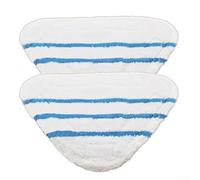 Lot de 2 serpillères en microfibre pour nettoyeur vapeur conçues pour un nettoyage efficace