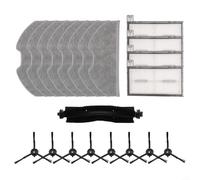 Lot de 2 serpillères et kit de filtre pour Eufy X8 Pro SES Lot de 2 (B) | Comprend une brosse à rouleau principale, un protège-brosse, s'adapte parfaitement aux modèles Eufy X8 Pro SES