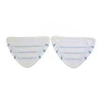 Lot de 2 serpillères lavables de rechange pour nettoyeur vapeur BELDRAY BEL0636, tampons en microfibre adaptés pour les sols en céramique, marbre, pierre et bois dur