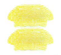 Lot de 2 serpillères lavables en microfibre pour aspirateur robot Karcher RCV 3 et RV3 | Chiffons de nettoyage réutilisables | Matériau robuste pour animaux domestiques et enfants