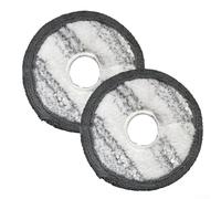 Lot de 2 serpillères pour ECOVACS pour Deebot T10 Turbo et X1 Turbo Accessoires de nettoyage essentiels (gris)
