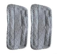 Lot de 2 serpillères réutilisables en microfibre pour balai vapeur GorFanty GF6610B GF6610 pour balai à vapeur, conçus pour s'adapter en toute sécurité et nettoyer efficacement
