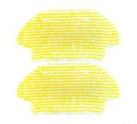 Lot de 2 serpillères réutilisables pour robot nettoyeur Karcher RCV 3 RV3 - Ensemble de chiffons de rechange en microfibre