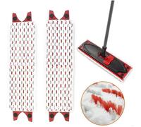 Lot de 2 serpillières en microfibre compatibles avec les balais Vileda Ultramax, pour usage sec et humide, nettoyage des sols