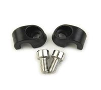 Lot de 2 serre-câbles noirs pour fourche et frein | Ces guides pratiques fixent les conduites de frein de manière fiable à la fourche du vélo.