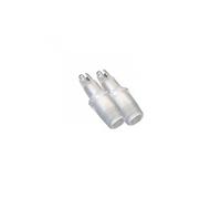 Lot de 2 serre câbles TIBELEC, plastique, blanc