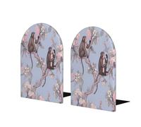 Lot de 2 serre-livres en bois pour étagères en forme d'arbre à singe - Antidérapants - Pour maison, bureau, étude, décoration