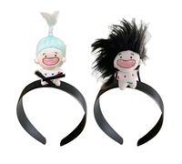 Lot de 2 serre-têtes drôles pour poupée sans dents - Pour fête, cosplay, coiffure, bijoux