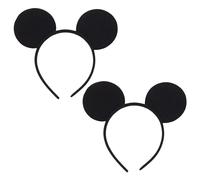 Lot de 2 serre-têtes oreilles Mickey Mouse pour homme garçon Oreilles Mickey Mouse en vrac pour adultes ou enfants