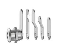 Lot De 2 Serrures À Came En Alliage Zinc 16/30 Mm For Armoires, Boîtes Aux Lettres Et Tiroirs Avec 5 Clés - Sécurisez Vos Effets Personnels Sur Les Portes Bois Pour Une Utilisation Au Bureau(16mm)