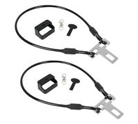 Lot de 2 serrures antivol de 60 cm - Protection anti-effraction - Protection anti-effraction - Serrure de porte coulissante pour caravanes, camping-cars, camionnettes, véhicules utilitaires (A)