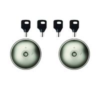 Lot de 2 serrures antivols ufo2 meroni pour véhicule utilitaire - fermeture manuelle 4 clés