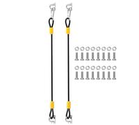 Lot de 2 serrures de couvercle pour poubelle - Clip de conteneur extérieur - Kit de verrouillage robuste - Kit de sécurité en métal pour poubelles ménagères - Pour cour, terrasse, bureau - Protection