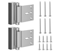 Lot de 2 serrures de porte de sécurité pour la maison, serrure de sécurité de nuit, serrure de renforcement de porte à sécurité enfant, loquet de sécurité, supporte 362,9 kg pour porte battante