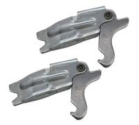 Lot de 2 serrures d'écartement compatibles avec les freins de roue Knott/BPW 200 x 50 203,2 250 x 40 mm