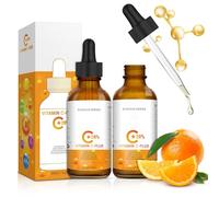 Lot de 2 sérums à la vitamine C 20 % de vitamine C - Sérum pour le visage - Vitamine C - Sérum de soin du visage - Sérum anti-âge - Sérum hydratant anti-rides - Niacinamide - 30 ml