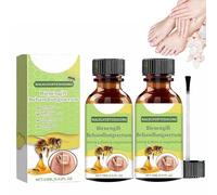 Lot de 2 sérums pour ongles à venin d'abeille - Pour la défense des ongles - Poison d'abeille - Sérum de croissance et de réparation pour la réparation et la croissance des ongles
