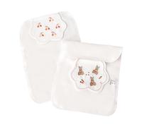 Lot de 2 serviettes de dossier en coton respirant pour bébé Produit essentiel absorbant la transpiration Écharpe arrière douce Serviette pour bébé