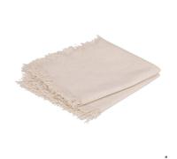 Atmosphera – Lot de 2 serviettes de table Maha 40 x 40 cm Blanc