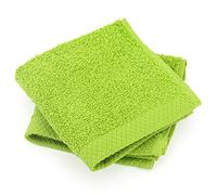 Lot de 2 serviettes invité 30x30 cm PURE Pistache 550 g/m2