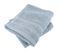 Lot de 2 serviettes invité 33x50 cm EFFICIENCE PURE bleu Capri