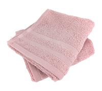 Lot de 2 serviettes invité 33x50 cm EFFICIENCE PURE rose flamingo