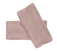 Soleil d'ocre, Lagune Lot de 2 Serviettes invité, Coton, Rose, 30x40 cm
