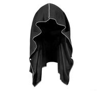 Lot de 2 serviettes rafraîchissantes en forme de U pour le cou et le visage pour le jogging, le fitness et les aventures en plein air (noir)