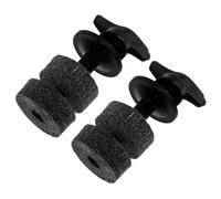 Lot de 2 Set de Set de Supports de Cymbale en Feutre Noir Vis
