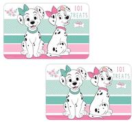 Lot de 2 sets de table compatibles avec 101 dalmatiens chiens et chiots (set blanc n° 3)