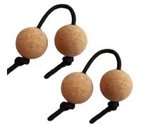 Lot de 2 shakers rythmiques africains - Instruments de percussion Asalato, balle d'exercice Kashaka | Instruments traditionnels africains portatifs - Boules à hochet Aslatua Balle de coordination