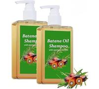 Lot de 2 shampoings à l'huile de Batana Para La Caida Del Cabello, Shampooing naturel à l'extrait de Rosemary, nourrissant et régénérant, doux et moelleux pour hommes et femmes
