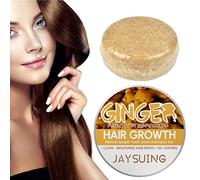 Lot de 2 shampoings pour la croissance des cheveux, après-shampoing au gingembre, repousse des cheveux, barre de shampoing anti-chute des cheveux, favorise des cheveux plus épais et plus volumineux