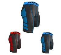 Lot de 2 Short Compression Homme Running Cuissard Velo Homme Cycliste Collant Court de Sport Gym à Séchage Rapide Leggings