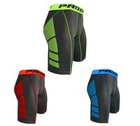 Lot de 2 Short Compression Homme Running Cuissard Velo Homme Cycliste Collant Court de Sport Gym à Séchage Rapide Leggings