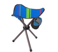 Lot de 2 sièges pliables 3 pieds de camping - O'Camp - Dimensions : 32 x 32 x 38 cm
