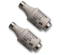 Lot de 2 Siemens Indus. Sector DIAZED Fusible GL DII E27 16 A 500 V 5sb261 - VPE = 2 pièces