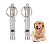 Lot de 2 sifflets pour chien pour arrêter les aboiements, sifflets professionnels à ultrasons pour chien, pigeons, oiseaux, pour arrêter les aboiements