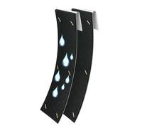 Lot de 2 silencieux anti-bruit de gouttière - Silencieux anti-goutte - Avec de support en métal pour parc