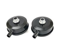 Lot de 2 silencieux de filtre d'admission de compresseur d'air avec filetage BSP 1,27 cm pour réduction du bruit et application d'outils pneumatiques
