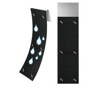 Lot de 2 silencieux de gouttière réglables - Avec protection anti-gouttes - Pour bureau, extérieur, bâtiment, balcon