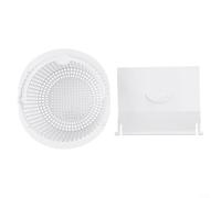 Lot de 2 skimmer de piscine en ABS avec porte et panier pour piscines creusées Hayward SPX1091C, SP1091LX SP1091WM Blanc