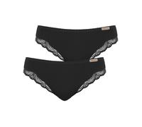 Lot de 2 Slip Femme earth comazo earth 10470277801 38-48 Blanc et Noir