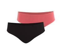 Lot de 2 slips fille my petit prix athena fille noir-rouge minéral 12A