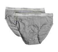 Lot de 2 slips homme SLOGGI en coton stretch, élastique visible, article BASIC M