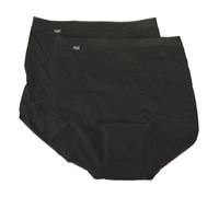 Lot de 2 slips maxi culottes femme SLOGGI en coton élastique visible, article BA