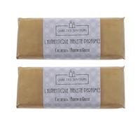Lot de 2 Snap barre de cire fondante parfumée pour brûle-parfum - Prune de Damas, Rose et Patchouli - Fondant de cire - Cire de Soja - Parfum de Grasse - Sans colorant - Fabriquée en France -
