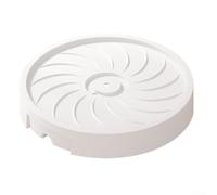 Lot de 2 Socles à Roulettes pour Plantes 25cm Invisible(white) | Lot de 2 unités, pour roues pour invisibles, design épuré, support jusqu'à 77kg, pour idéal salon