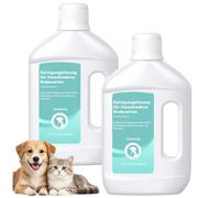 Lot de 2 solutions de nettoyage de 1000 ml pour Dreame X50 Ultra/X40 Master/L10s Ultra Gen2/L10s Ultra Gen3/L40s Pro Ultra/L40 Ultra AE/Aqua10 Ultra Roller Complete, doux et sans danger, adapté aux